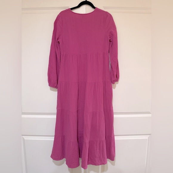 Universal Thread Long Sleeve Gauze Maxi Dress Size XS - Picture 3 of 6